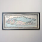 Travellers Map of Long Island 1866 42 x 19