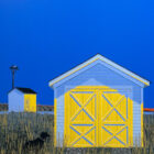 Aron Original Painting Boat Shed 26 x 26