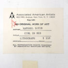 Raphael Soyer 1960s Limited Edition Litho 22 x 26-1