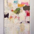 American School Original 1965 AbEx Painting 51 x 36-fr