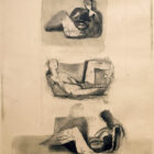 Original Aquatint Engraving Figures 20 x 26