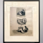Original Aquatint Engraving Figures 20 x 26-fr