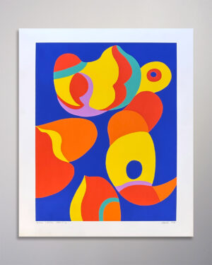 Jean-Marie Haessle 1972 Silkscreen Print 23 x 29-a