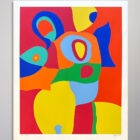Jean-Marie Haessle 1972 Silkscreen Print 23 x 29-a