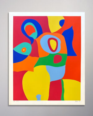 Jean-Marie Haessle 1972 Silkscreen Print 23 x 29-a