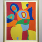 Jean-Marie Haessle 1972 Silkscreen Print 23 x 29-fr