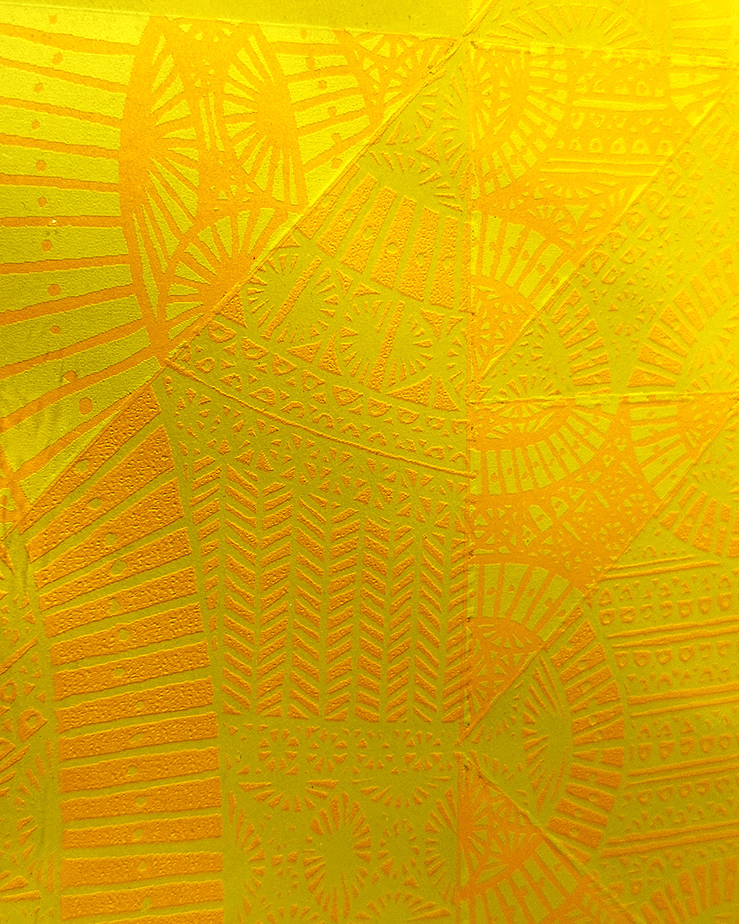 Vintage Monotype Signed Paul Hanna 42 x 42