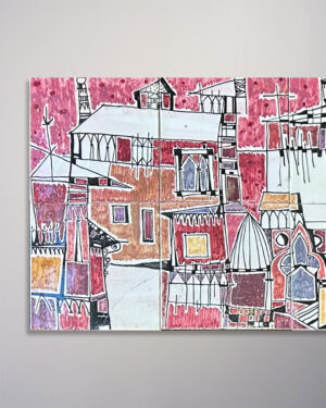 Elio Schiavon Mid-Century Ceramic Tiles 48x16-6