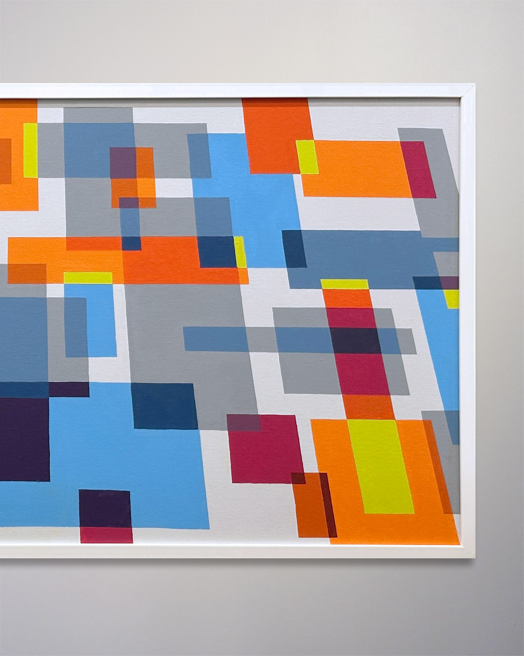 Aron Original Painting Squared Color Two 63 x 33-4