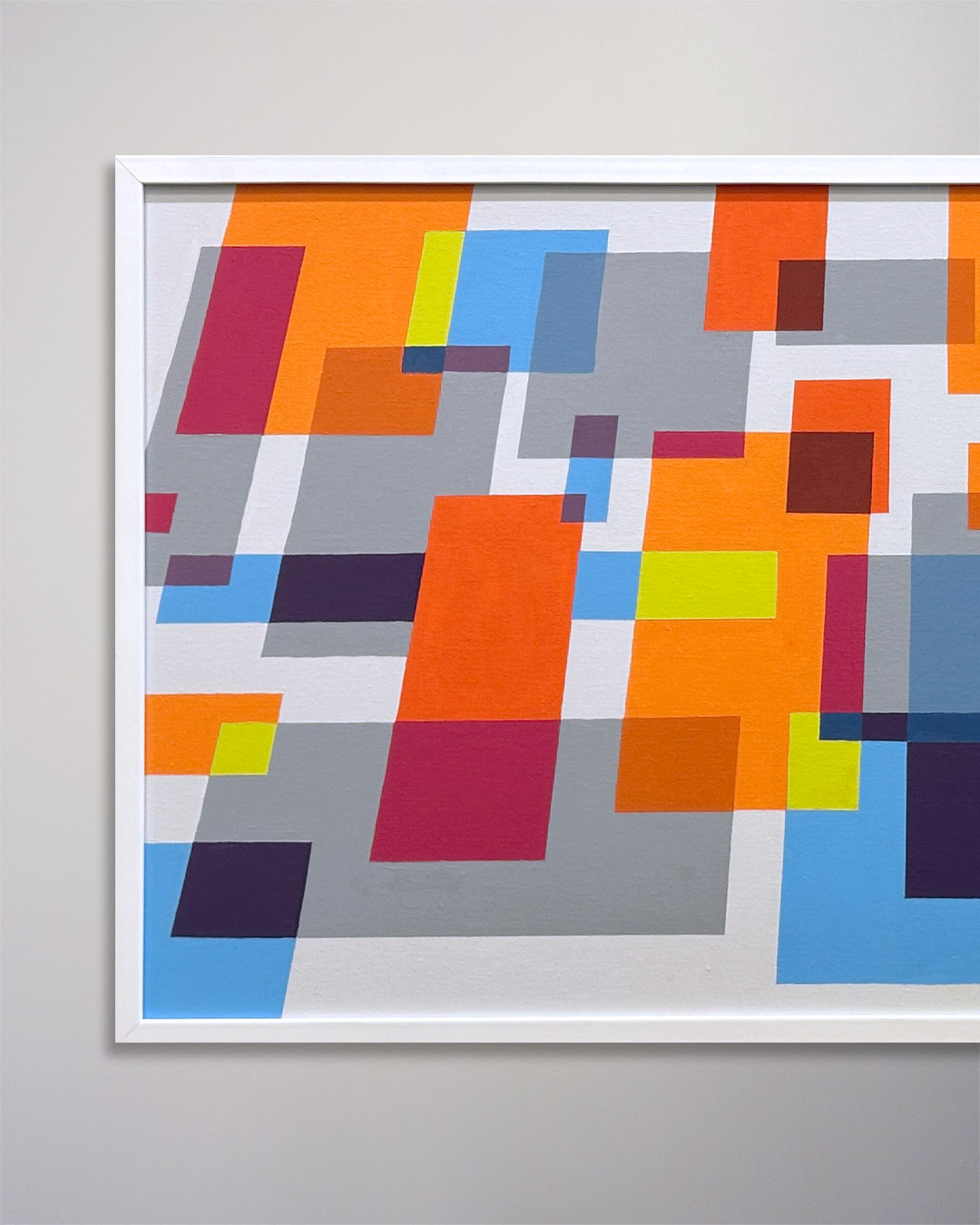 Aron Original Painting Squared Color Two 63 x 33-4