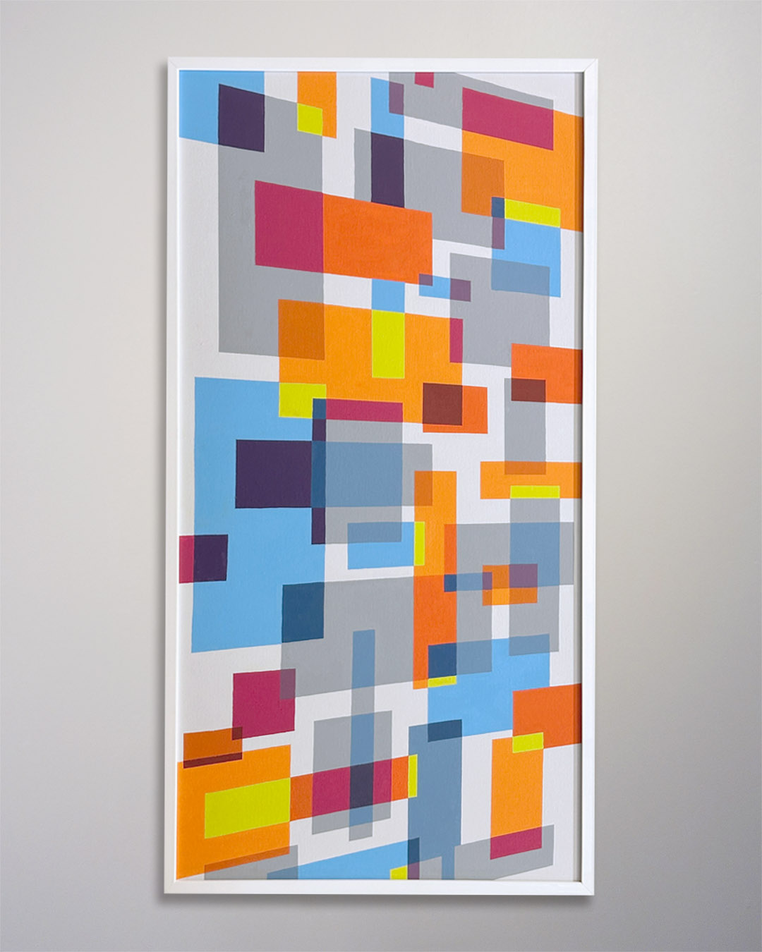 Aron Original Painting Squared Color Two 63 x 33-4