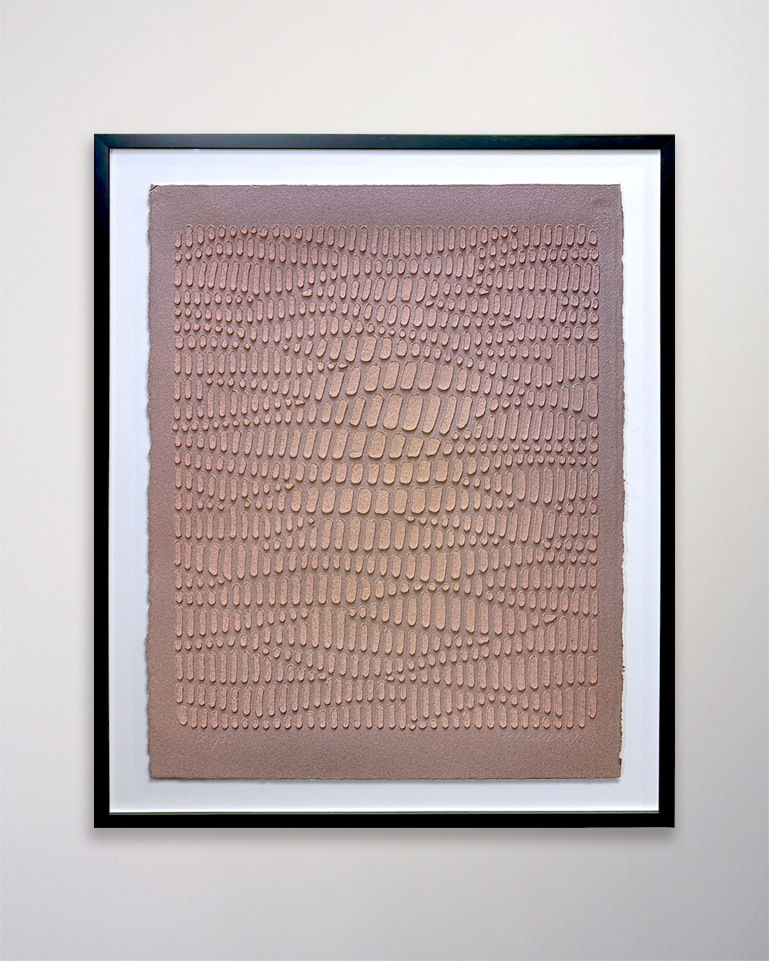 25-165 Paper Relief Signed Monotype 28 x 35-1B Paper Relief Signed Monotype 28 x 35-1B