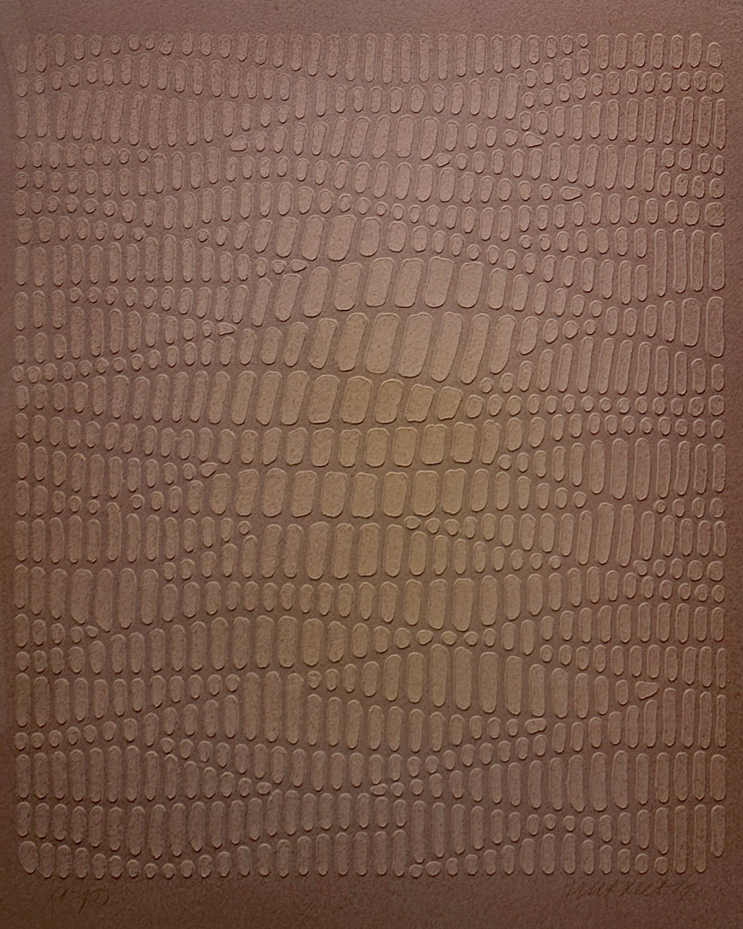 Paper Relief Signed Monotype 28 x 35-1