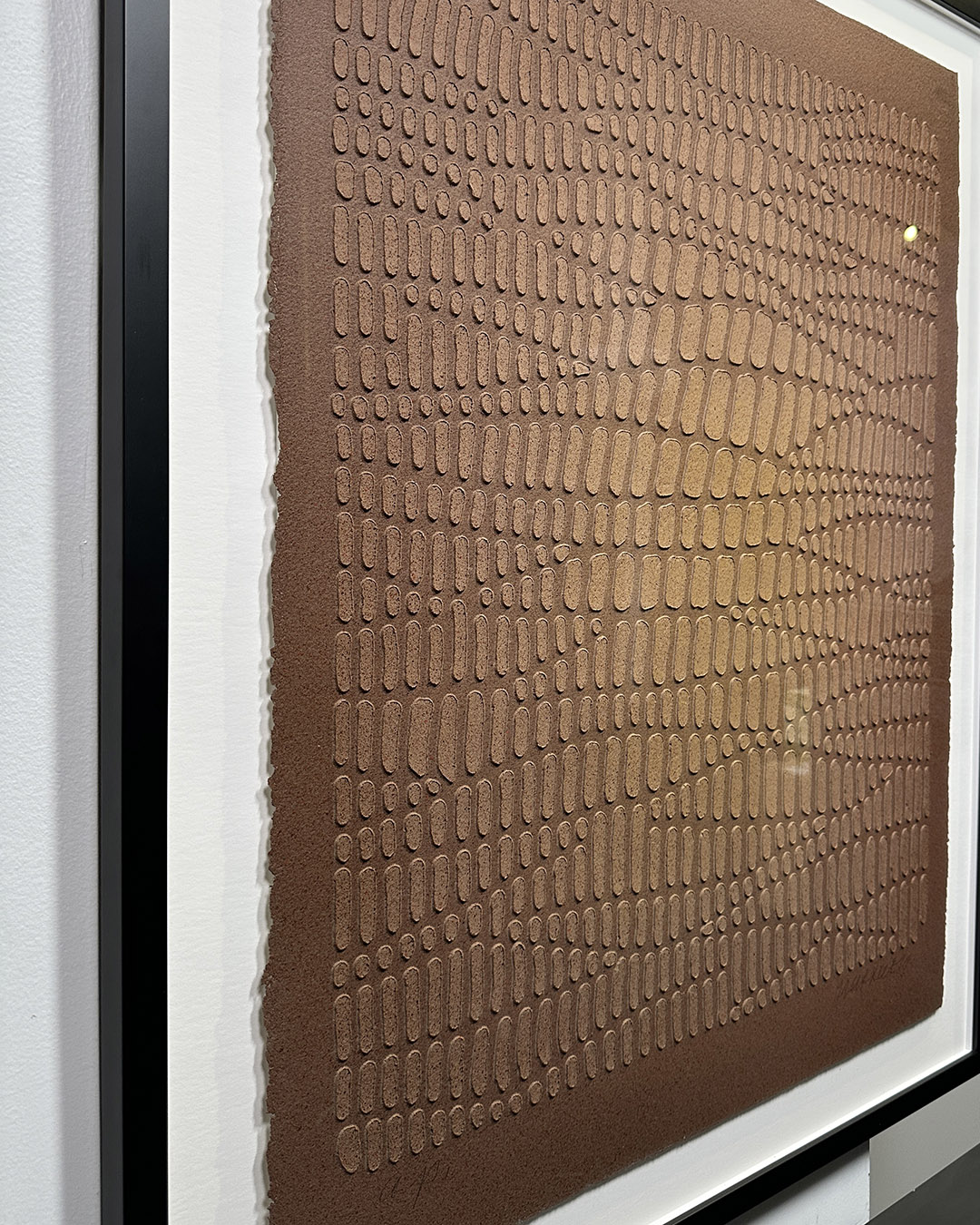 Paper Relief Signed Monotype 28 x 35-6