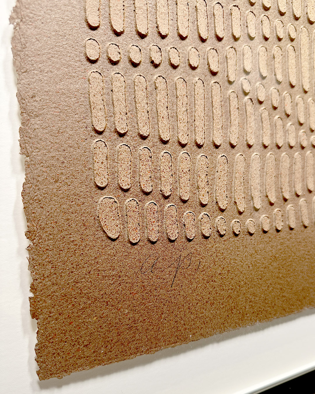 Paper Relief Signed Monotype 28 x 35-6