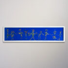 Lassiter 1971 Outsider Painting on Lucite 37 x 10