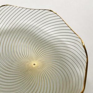 Danish Op-Art Swirl Platter