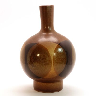 Pottery Craft Large Round Long Neck Dark-C4-2400px