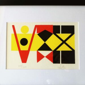 Mid-Century Original Silkscreen Print Soto-01