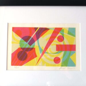 10×12 Mid-Century Original Silkscreen Print Genelli