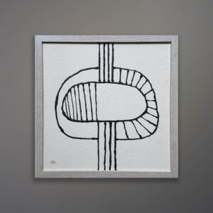 24-346 Aron Painting Abstract Either Way 13 x 13