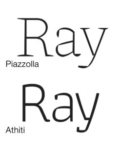 ray new york fonts in use 2024